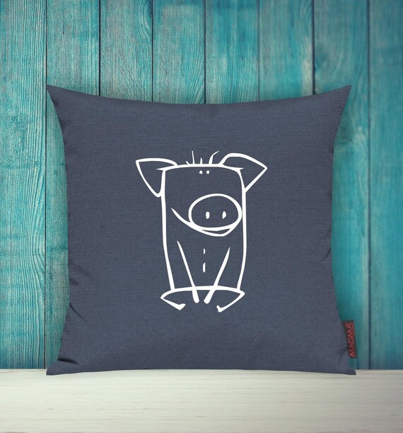 Pillow covers, decorative pillows, piglets, cuddly pillows, cushion covers
