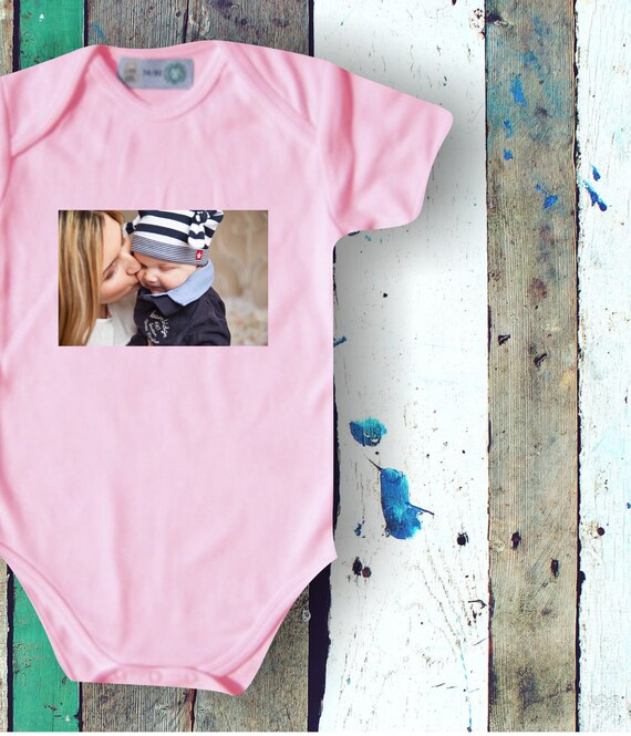 Baby Body mit Foto deinem Bild bedruckt Pic Babybody Geschenk