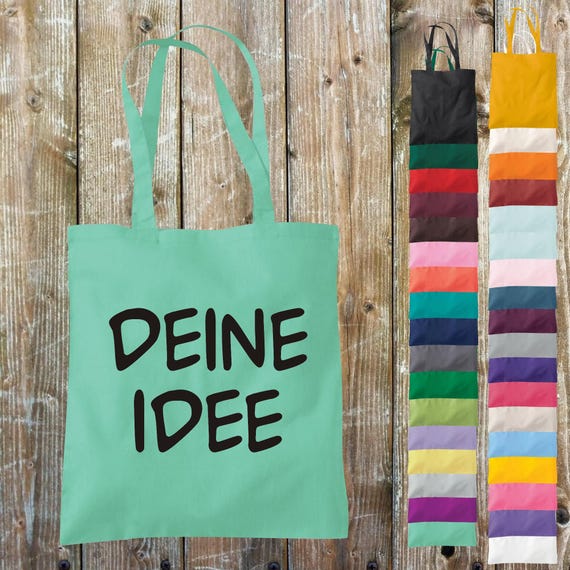 Cloth bag custom name custom text cotton jute sports bag bag bag family love gift