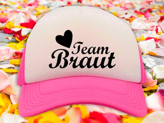 Bachelorette Baseball Cap "Team Bride" Cap Trucker Mesh Hat JGA Party Wedding Bride Baseball Veil Wife Honeymoon Ladies Cap
