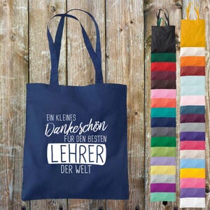 Cloth bag jute cotton bag a small thank you for the best teacher in the world gift to teachers