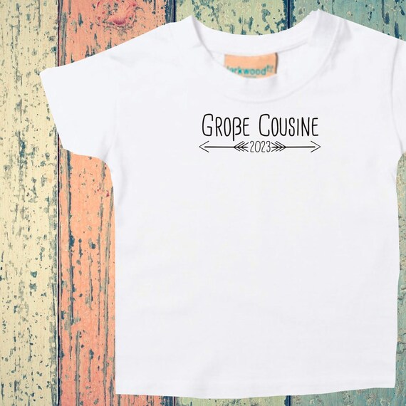 Baby Kids T-Shirt Big Cousin 2025 2026 2027... Wish Year Gift Birth