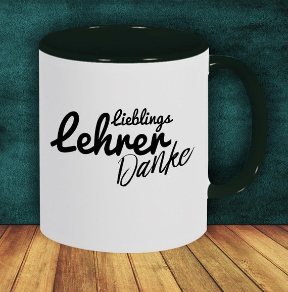 Kaffeepott Tasse Kaffeetasse Lieblings Lehrer Danke Geschenk an Lehrer