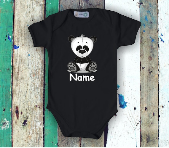 Baby BodyBody Romper with Cute Animals and Wish Names Gift Handmade