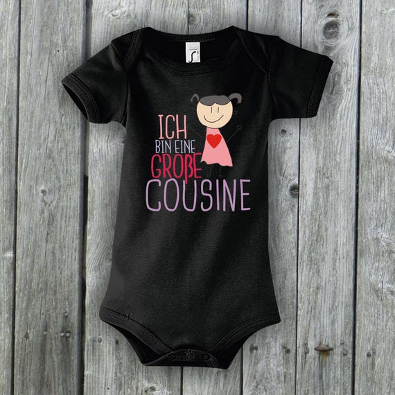 Baby Body Ich bin eine große Cousine  Babybody Geschenk