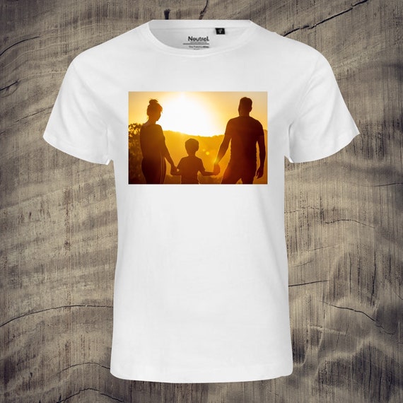 Kinder T-Shirt mit Foto bedruckt schöne Geschenkidee Unisex Foto Pic Bild Erinnerung Jungen Mädchen