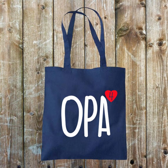 Tote bag Grandpa Grandma Mum Dad cubed 2, 3, 4, 5 Cotton Jute Sports bag Bag Gift