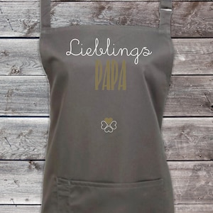 Cooking Baking Apron &quot;Favorite Person Favorite Dad&quot; Grilling BBQ Apron Apron DIY Garden Bib Apron