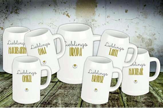 Beer mug, favorite dad, grandpa, grandma, mom, uncle, gas station, great-grandma, great-grandpa, brother, sister, mug for toasting, gift, favorite person, family