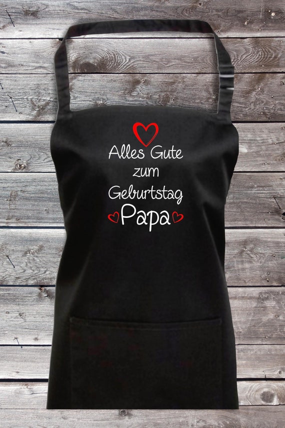 Cooking Baking Apron "Happy Birthday Dad" Grilling BBQ Apron Apron DIY Garden Bib Apron