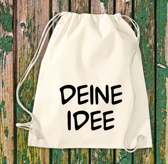 Gym bag sports bag "desired name photo logo" desired text name daycare after-school care school cotton gym bag bag
