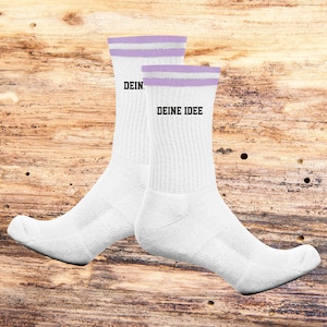 Socks Tennis Socks Idea Text Desired Name Party Gift Tennis Socks