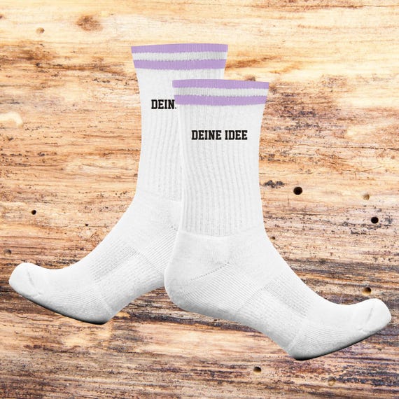 Socks Tennis Socks Idea Text Desired Name Party Gift Tennis Socks