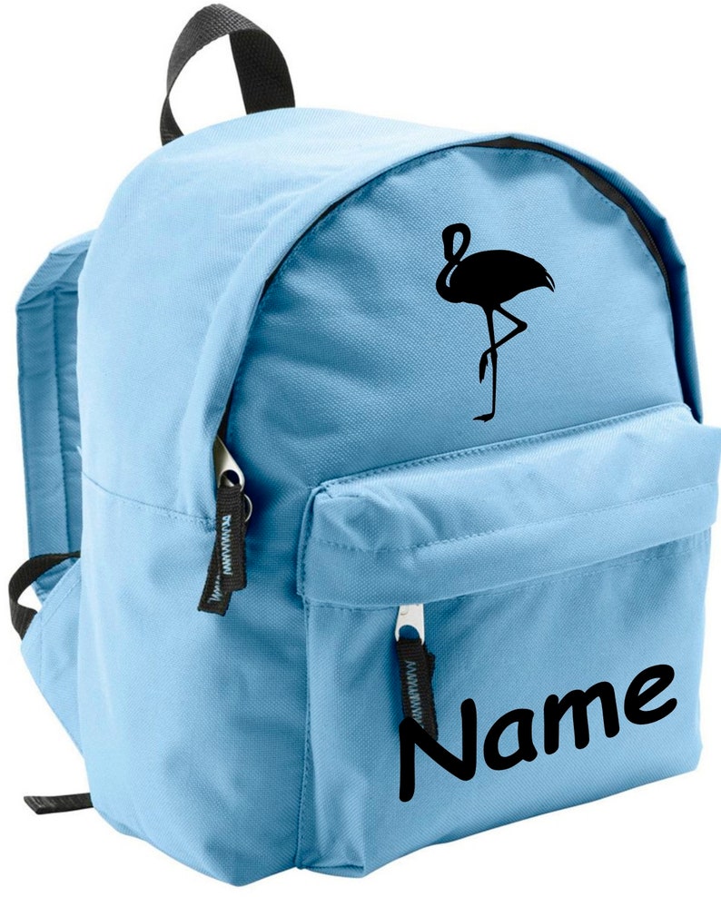 Children/'s backpack Flamingo with wishful name Kita