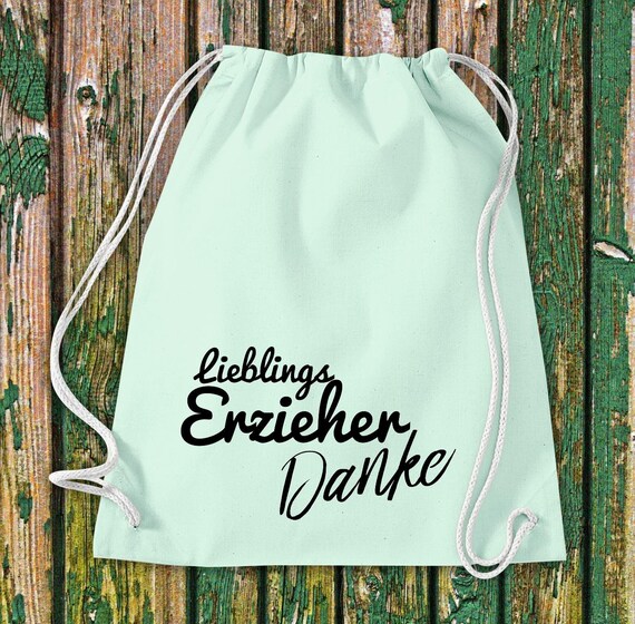 Gym bag favorite educator thank you gift to educator cotton