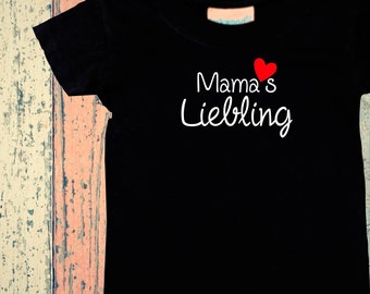 Baby Kinder T-shirt Mommy's Darling Mommy Cadeau Geboorte Moederdag