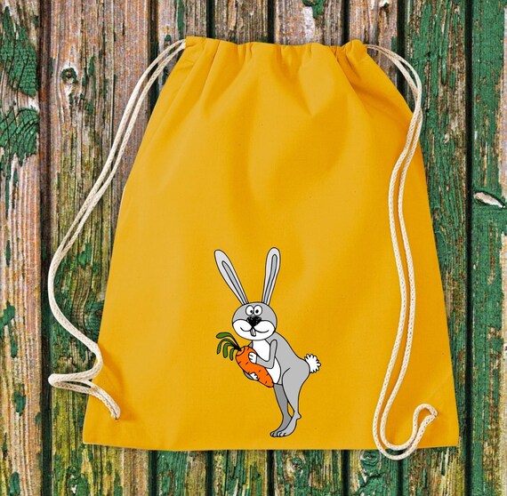 Gym bag "Animals Zoo Animal Nature various animal species Animal" Cotton Jute Sports Bag Bag Pouch Gift Kindergarten Kita Sport