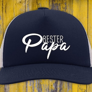 Baseball Cap Trucker Cap &quot;Best Daddy&quot; Beanie Papa Daddy Father Meshcap Mesh