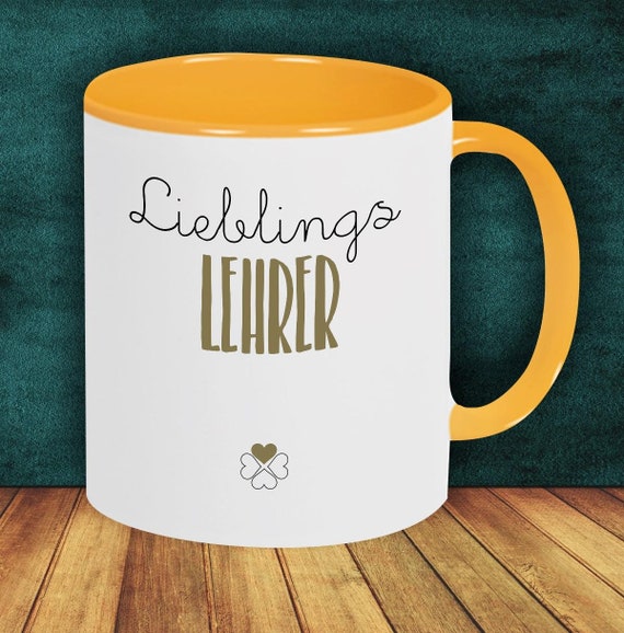 Kaffeepott Lieblingsmensch Lieblings Lehrer Tasse Kaffeetasse Geschenk Geschenkidee Schule Beruf