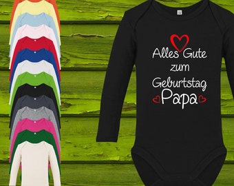 Baby Body Babybody Long Sleeve Happy Birthday Dad