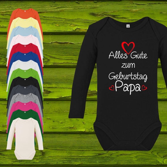 Baby Body Babybody Long Sleeve Happy Birthday Dad