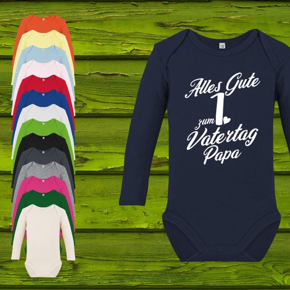 Baby Body Babybody Long Sleeve Happy 1st Father's Day Dad