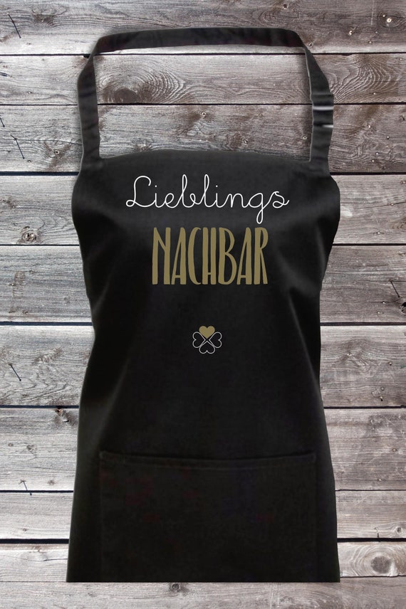 Cooking Baking Apron "Favorite Person Favorite Neighbor" with desired name Grilling Grill Apron Apron DIY Garden Bib Apron