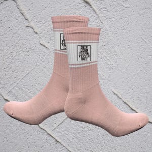 Socks Tennis Socks Idea Text Desired Name Party Gift Tennis Socks