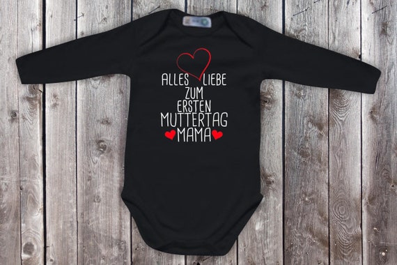 Baby Body Long Sleeve Babybody All the best for First Mother's Day Mom
