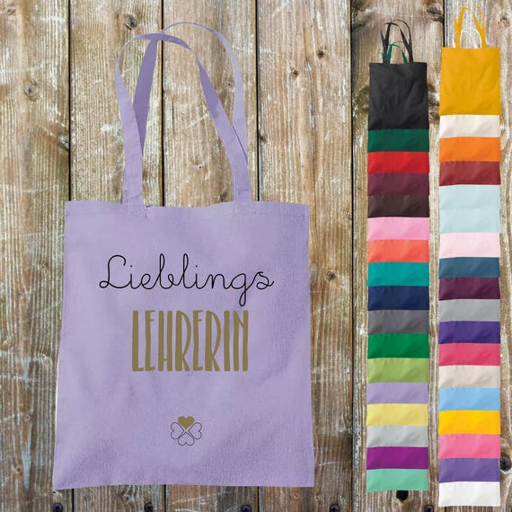 Fabric bag favorite person favorite teacher cotton jute sports bag bag bag job gift