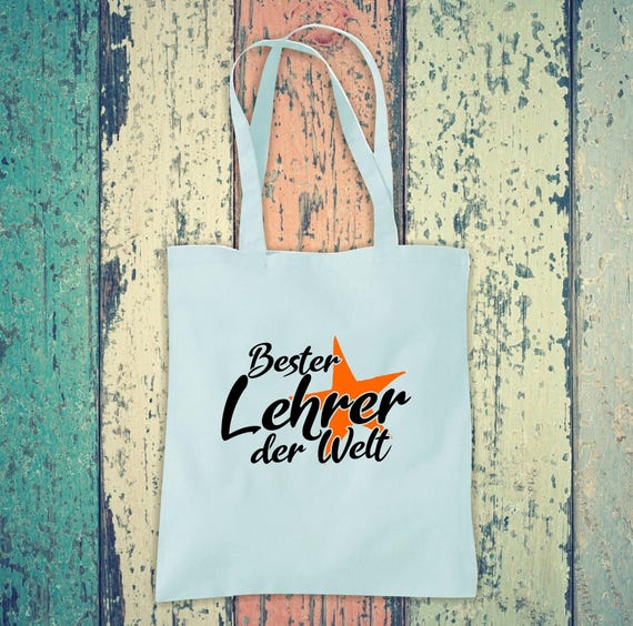 Tote bag, jute cotton bag for teachers, educators, school, kindergarten, farewell gift