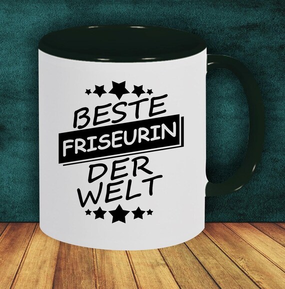 Kaffeepott Tasse Kaffeetasse Beste Friseurin Der Welt Pott Mug Geschenk Job