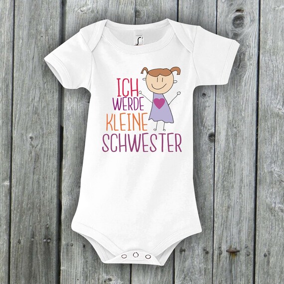 Baby Body Ich werde kleine Schwester Babybody Geschenk