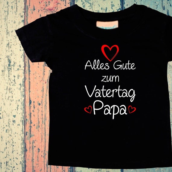 Baby Kids T-Shirt Happy Father's Day Dad Gift Birth Papa's Day