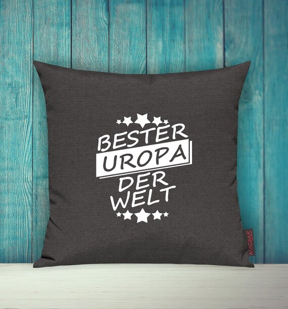 Cushion cover sofa cushion "Best great-grandpa in the world" sofa cushion decoration couch cuddly cushion cushion cover sofa decoration