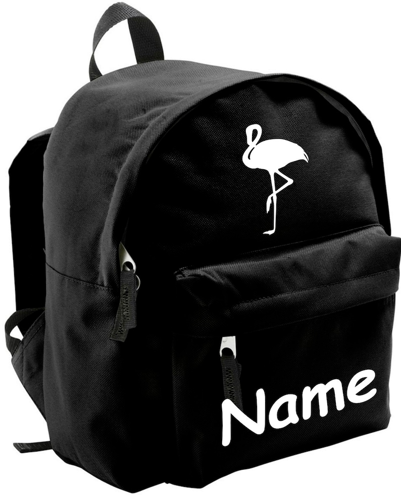 Children/'s backpack Flamingo with wishful name Kita