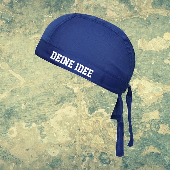 Bandana with custom text, text idea, cap, hat, your text, desired name