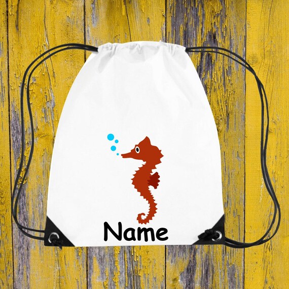 Children's gym bag motif animal motif + wish name animals name laundry bag