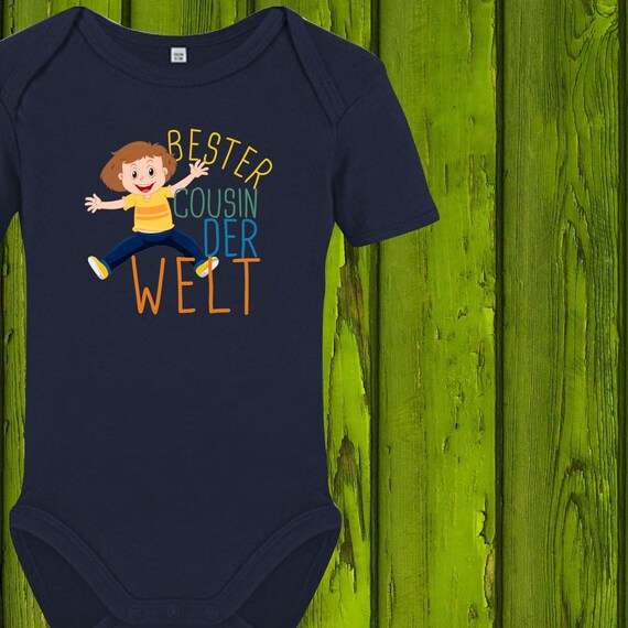 Baby Body Babybody "Bester Cousin der Welt" Bodysuits Familie Geschwister