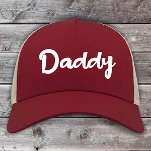 Baseball Cap Trucker Cap &quot;Daddy&quot; Hat Dad Daddy Father Meshcap Mesh