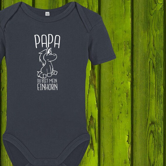 Baby Body Babybody PAPA du bist mein EINHORN