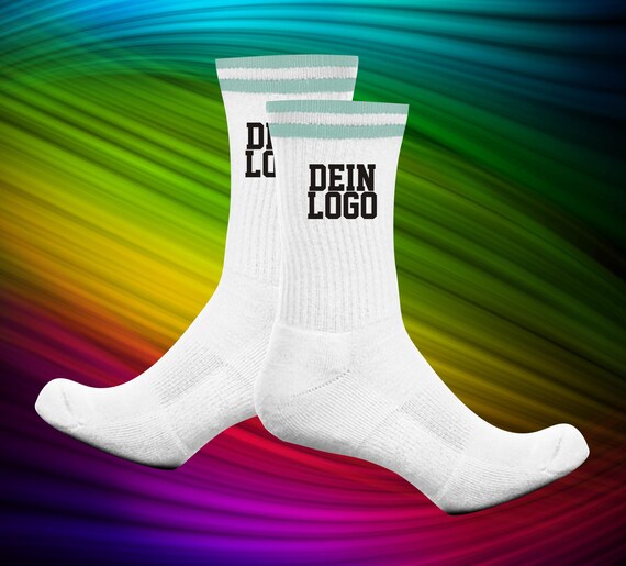 Socks Tennis Socks Idea Text Desired Name Party Gift Tennis Socks