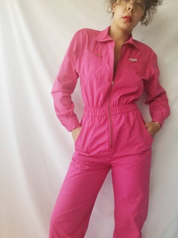 vintage 90s saint germain paris hot pink cotton zi
