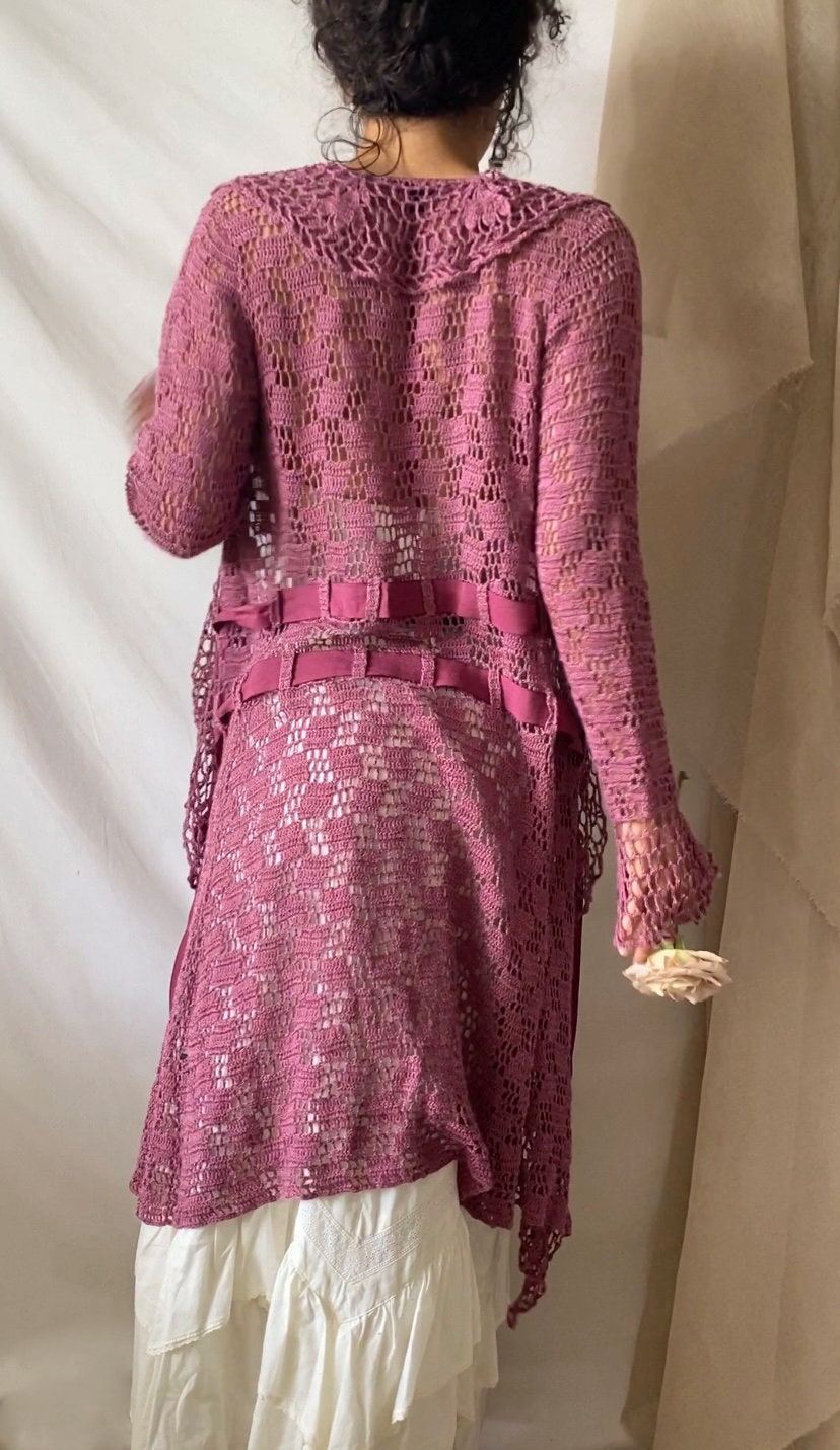 Betsey Johnson Duster Cardigan (Medium)