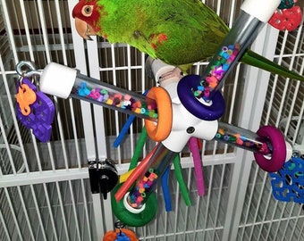 Parrot \ Bird Cage \ Spinning Toy #64