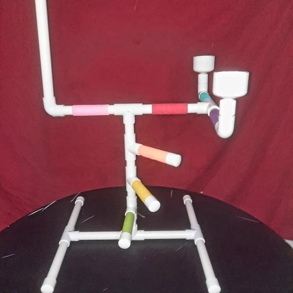Pvc Bird Stand Etsy
