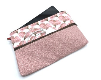 Sac tablette « Ginkgo rose »