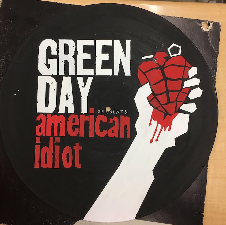 Green Day American Idiot Album Cover Etsy