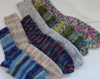 Gestrickte Socken Größe 28/29