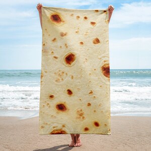 Burrito Beach Towel Burrito Beach Blanket Funny Towel Etsy